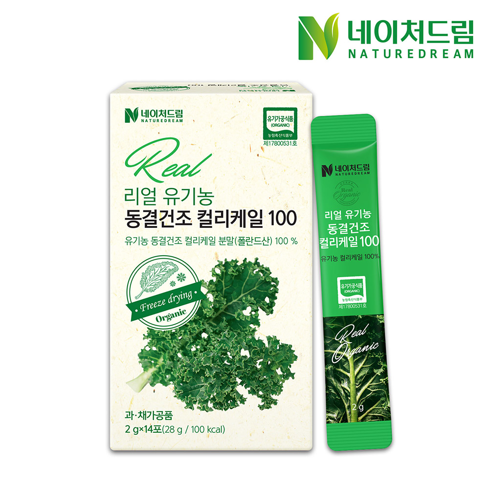 네이처드림 리얼 유기농 동결건조 컬리케일 100 2g 14포