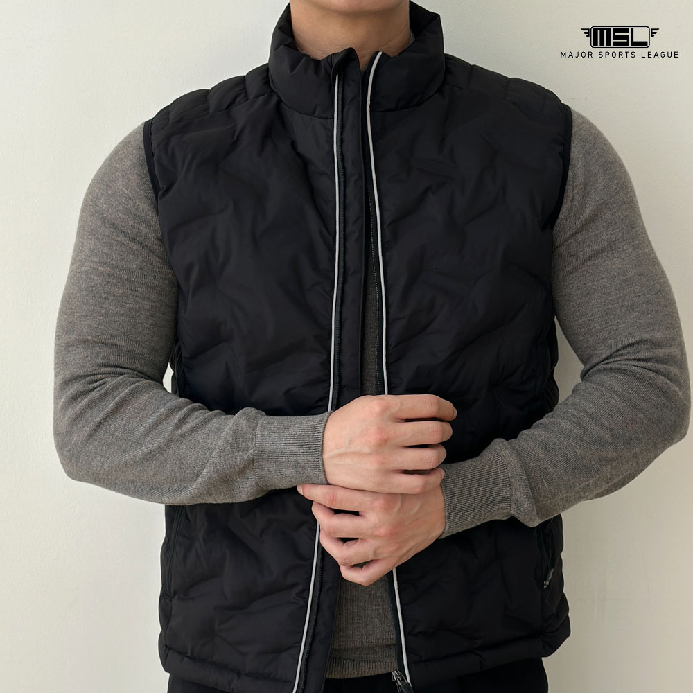 MSL 남성 경량 퀼팅 패딩조끼 95부터 110까지