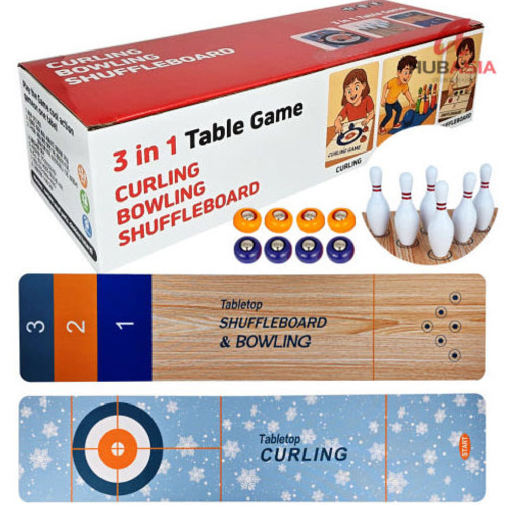 3in1컬링볼링셔플보드 테이블게임