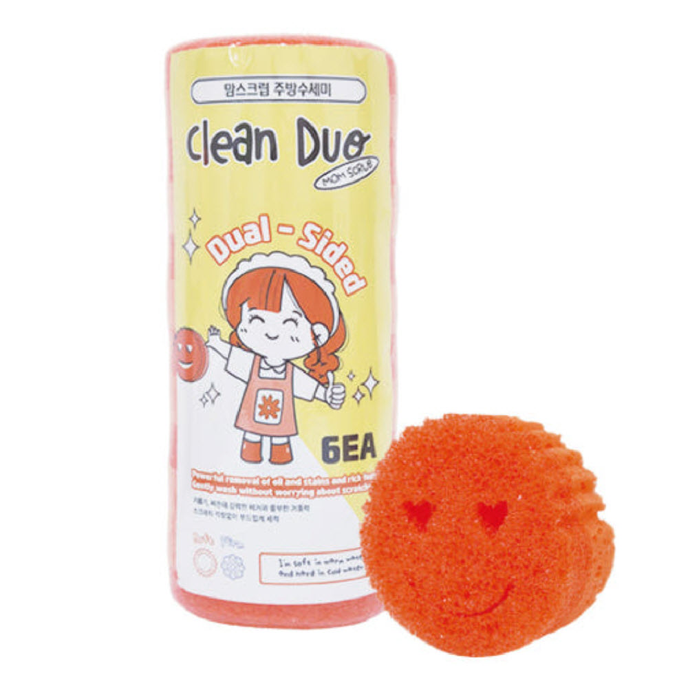 [아이앤어스] 맘스크럽 주방수세미 6개입