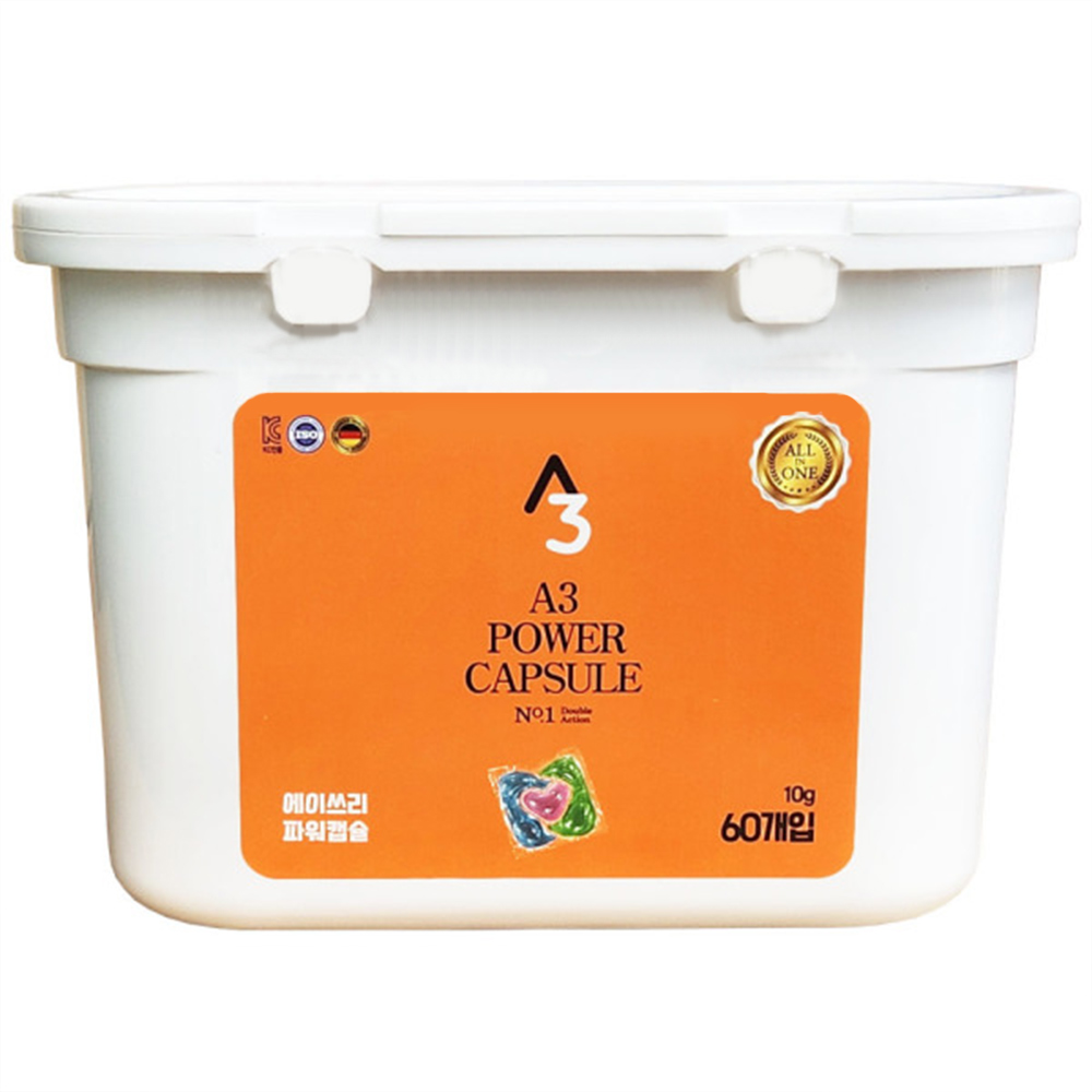 3 in 1 올인원 A3 파워캡슐세제 60캡슐