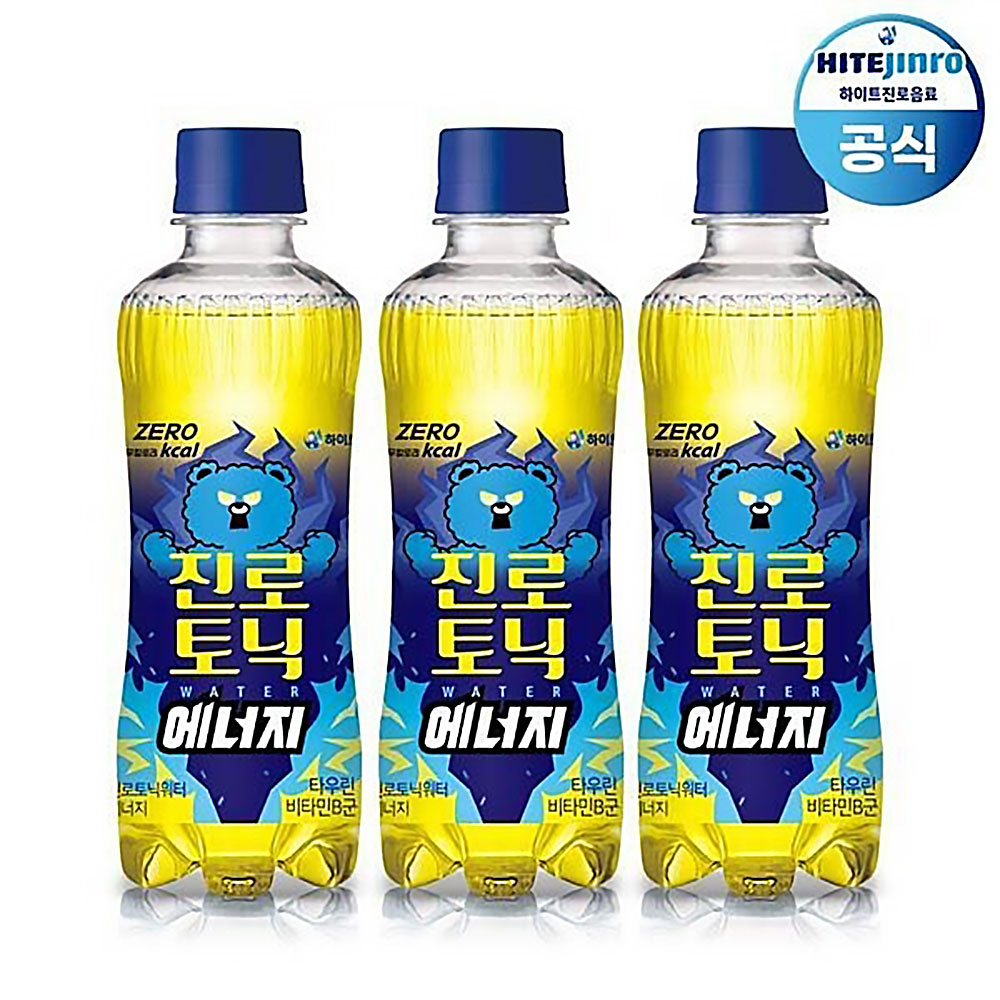 [유통기한임박] 진로 토닉워터 에너지제로 300ml x 24개입/25.12.23까지