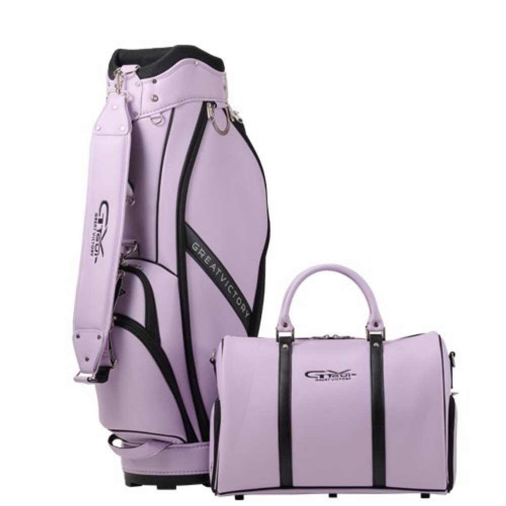 [지브이골프코리아-정품] 지브이투어 GV 스위티 PERI PURPLE여자백(캐디백+보스턴백) 퍼플
