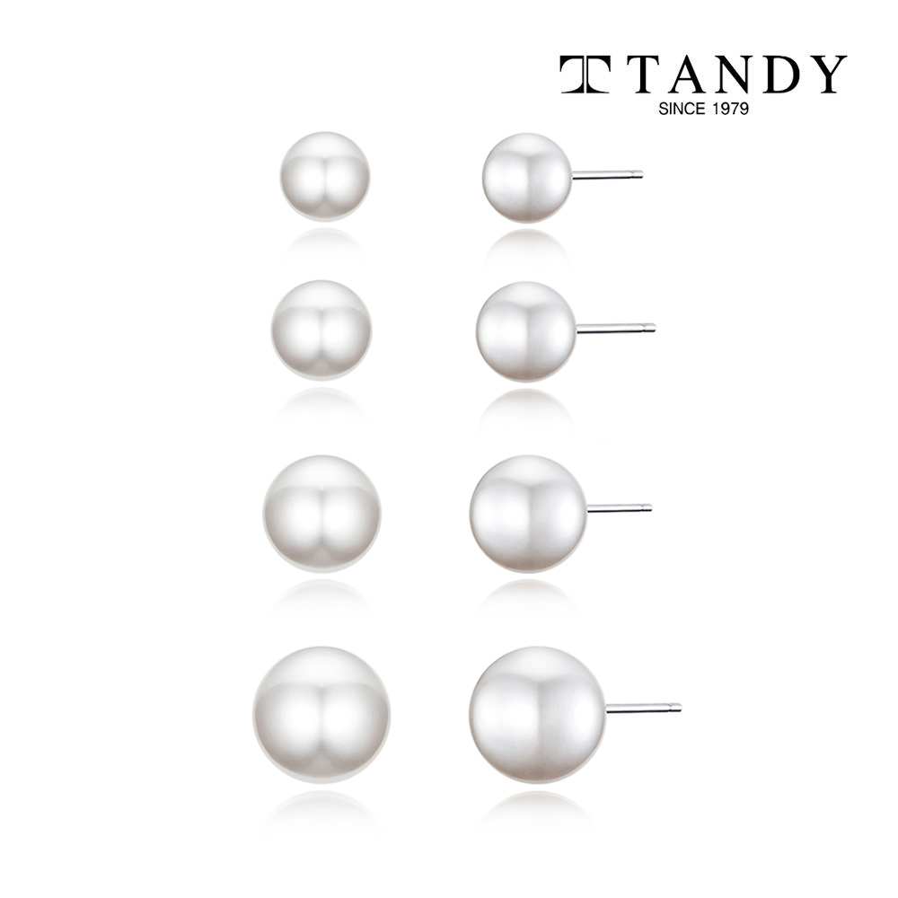 [TANDY] 탠디 실버925 오스트리아 스와로브스키 진주 귀걸이 TDE305 6/8/10/12mm 택1