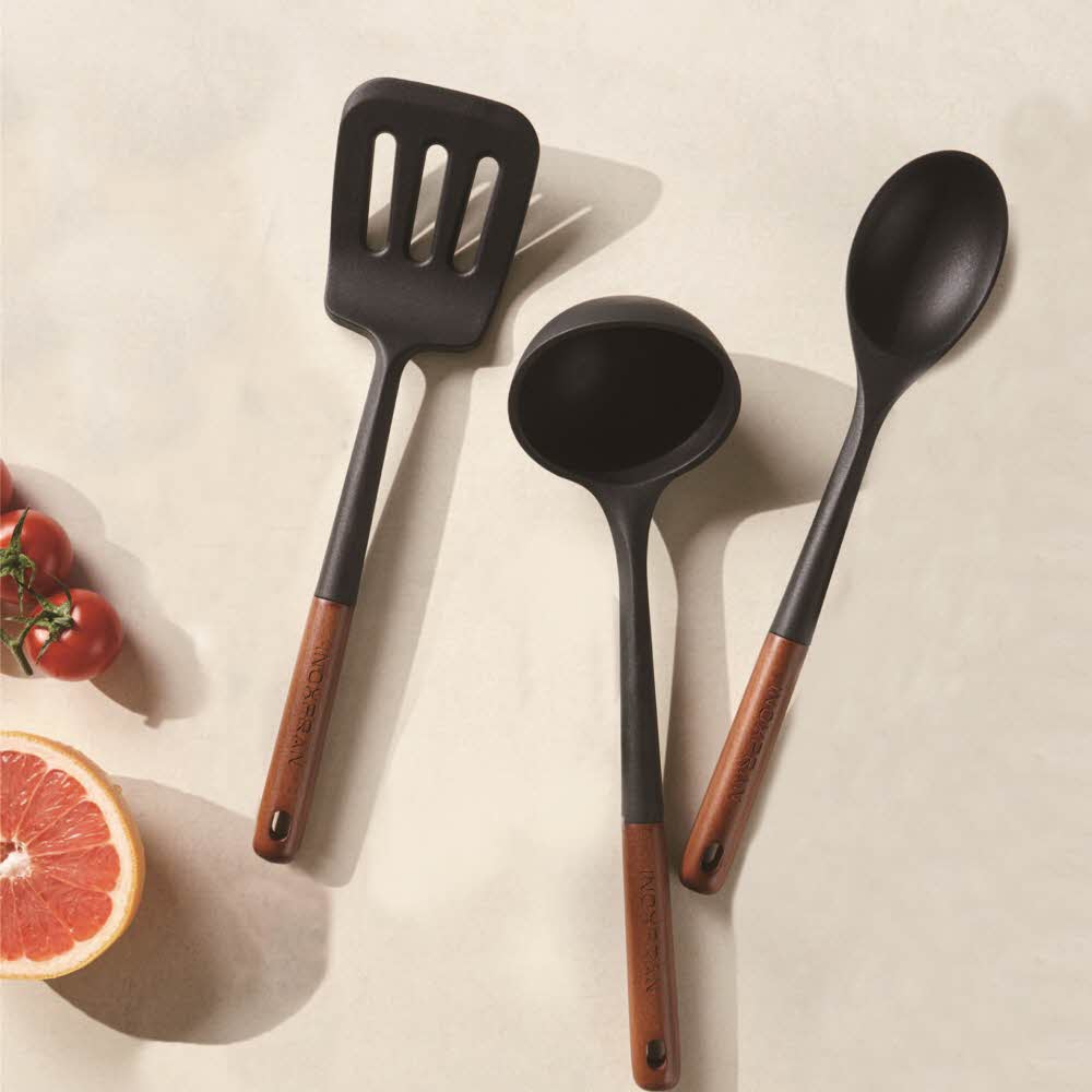 이녹스프랑 클리나리오 실리콘 조리도구 세트 3종 (구성 : 국자,뒤집개,볶음주걱)