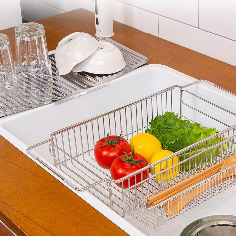 스토피아 틈새 싱크랙 겸용 식기건조대