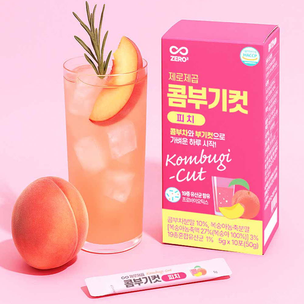 제로제곱 상큼한 하루루틴 콤부기컷 3종 택1 (5g x 10)