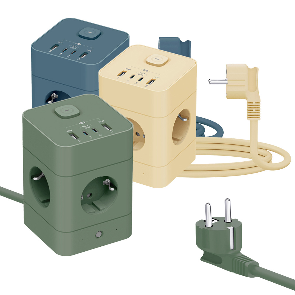 고용량 과부하 보호 타워 멀티탭 MT08