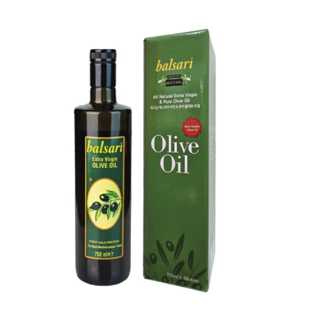 유기농 balsari 엑스트라버진 올리브유 750ml 올리브오일 (쇼핑백포함)