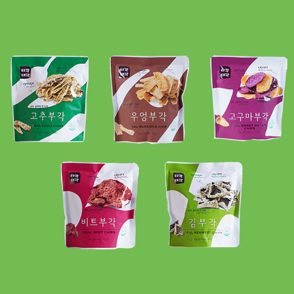 [맛다움] 속초명물 바삭바삭 부각(고추+우엉+고구마+비트+김)x각30g