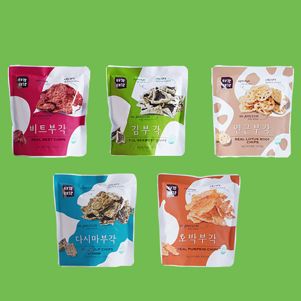 [맛다움] 속초명물 바삭바삭 부각(비트+김+연근+다시마+호박)x각30g