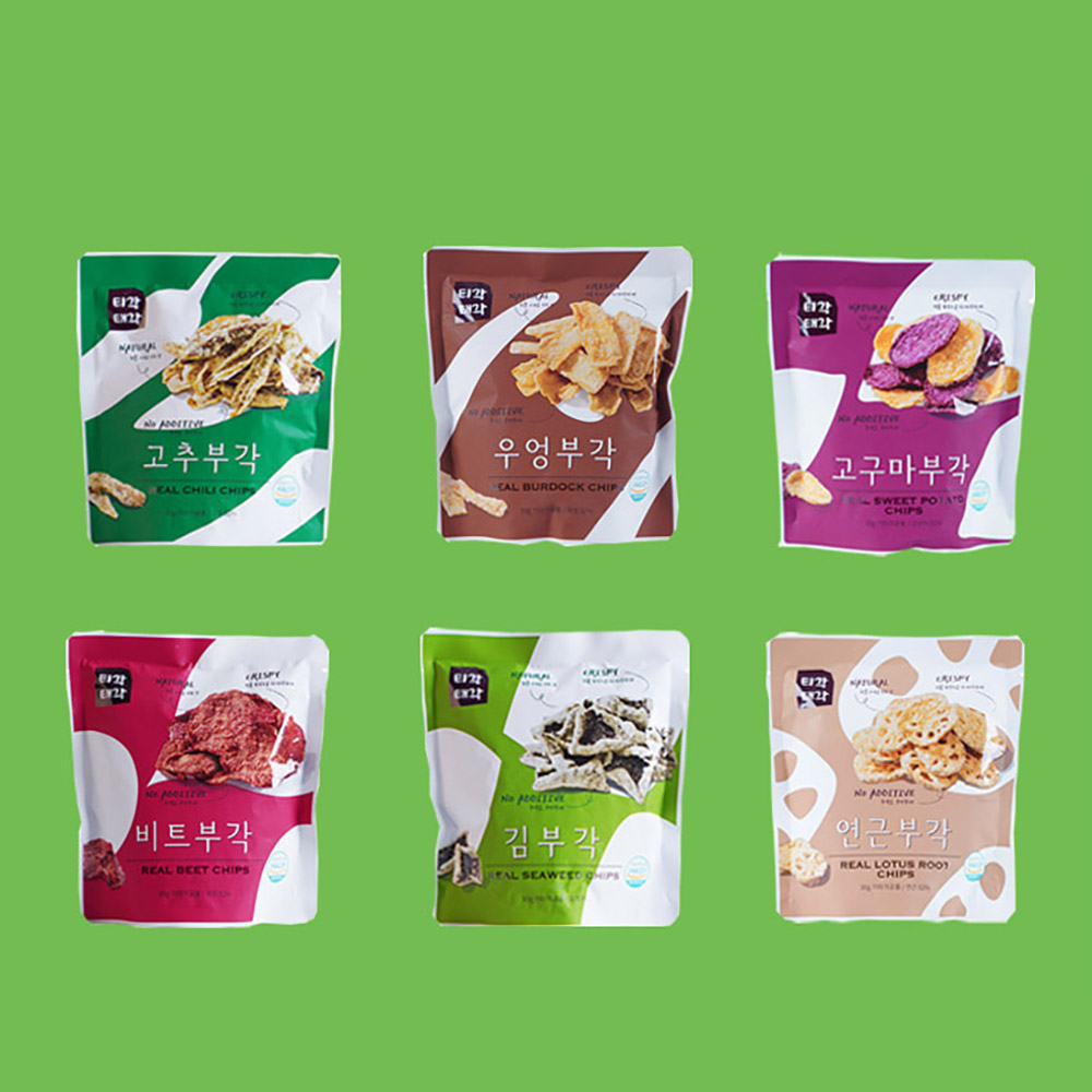 [맛다움] 속초명물 바삭바삭 부각(고추+우엉+고구마+비트+김+연근)x각30g