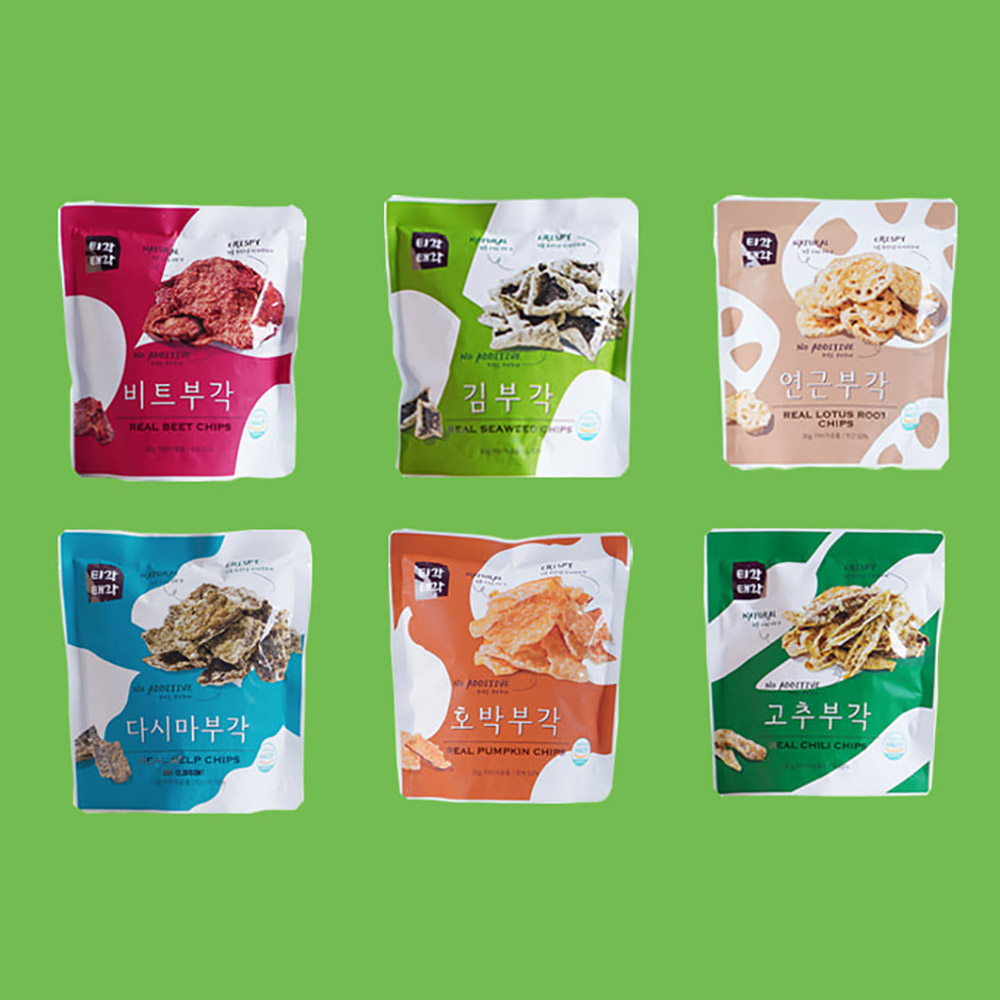 [맛다움] 속초명물 바삭바삭 부각(비트+김+연근+다시마+호박+고추)x각30g