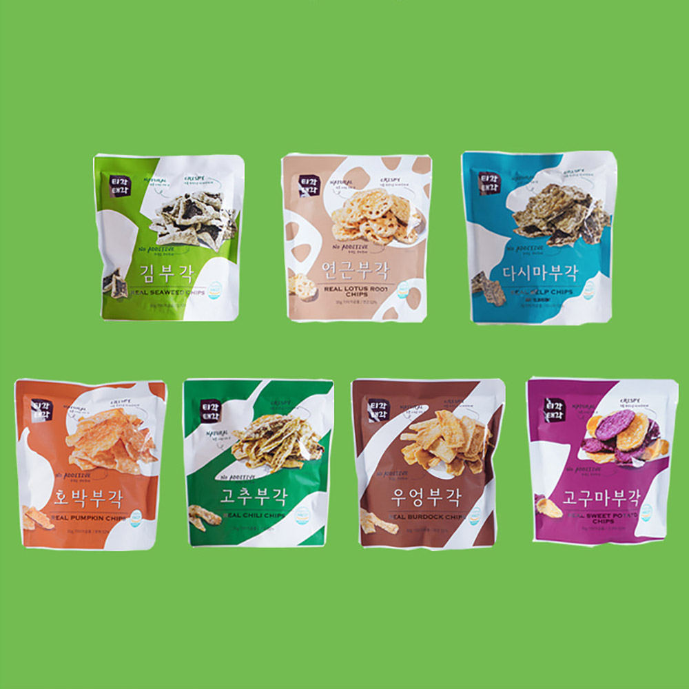 [맛다움] 속초명물 바삭바삭 부각(김+연근+다시마+호박+고추+우엉+고구마)x각30g