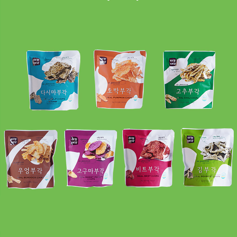 [맛다움] 속초명물 부각(다시마+호박+고추+우엉+고구마+비트+김)x각30g