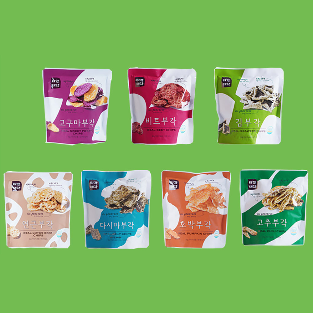 [맛다움] 속초명물 부각(고구마+비트+김+연근+다시마+호박+고추)x각30g