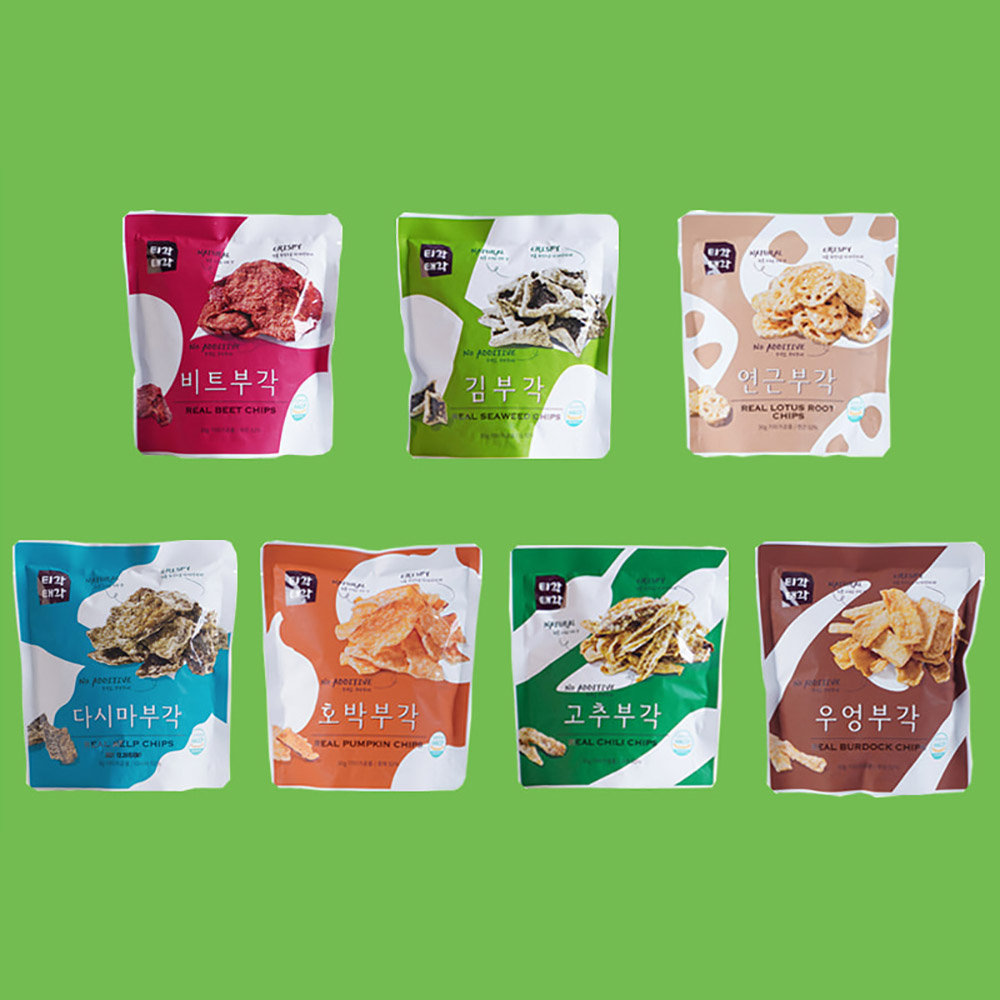 [맛다움] 속초명물 부각(비트+김+연근+다시마+호박+고추+우엉)x각30g