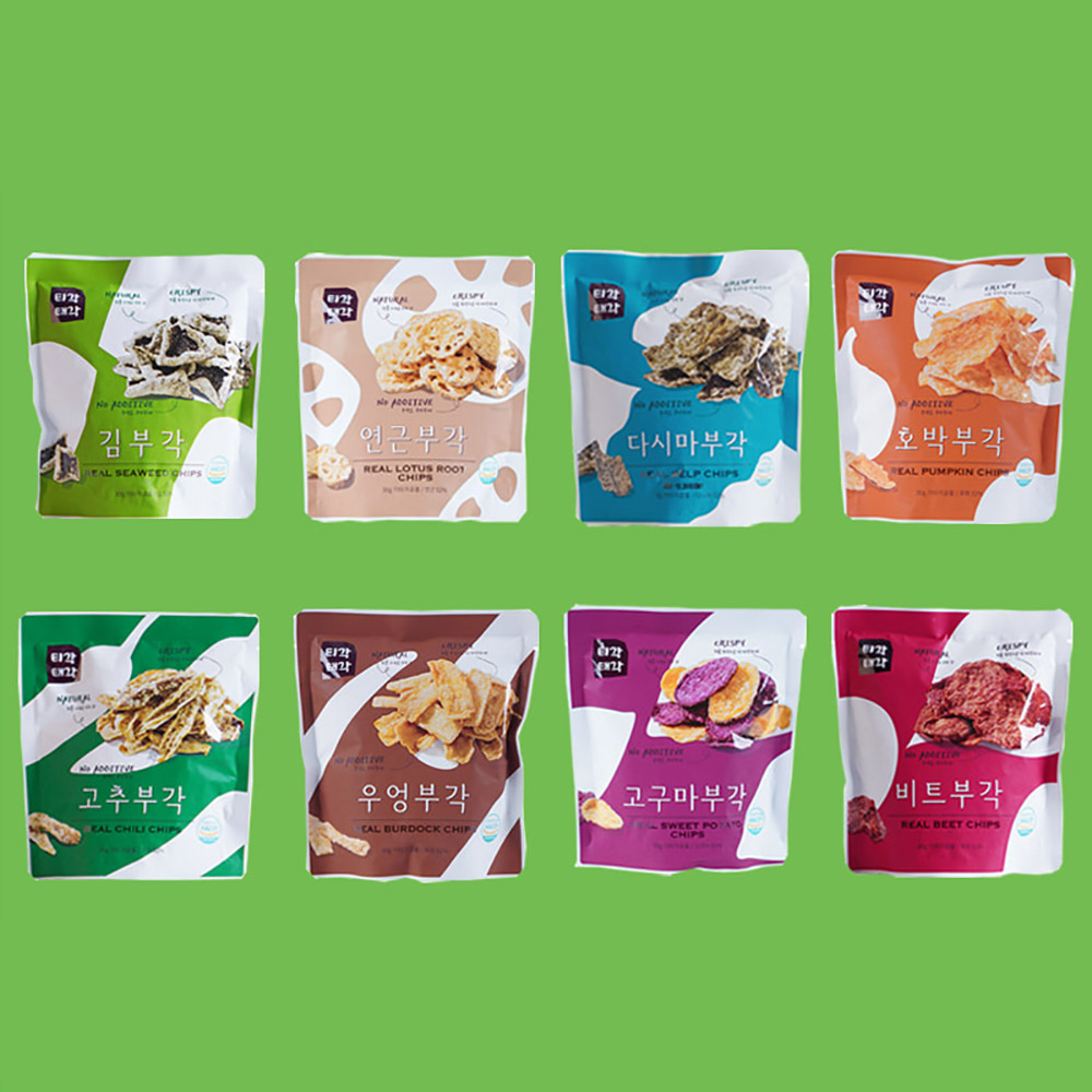 [맛다움] 속초명물 부각(김+연근+다시마+호박+고추+우엉+고구마+비트)x각30g