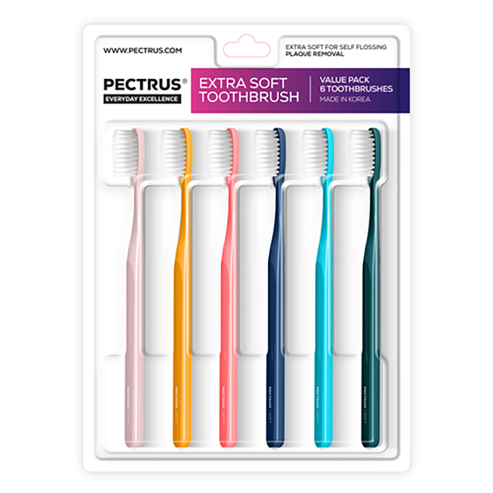 펙트럼 안티박 미세모 칫솔 6P (블리스터 타입) *칫솔타입 택1