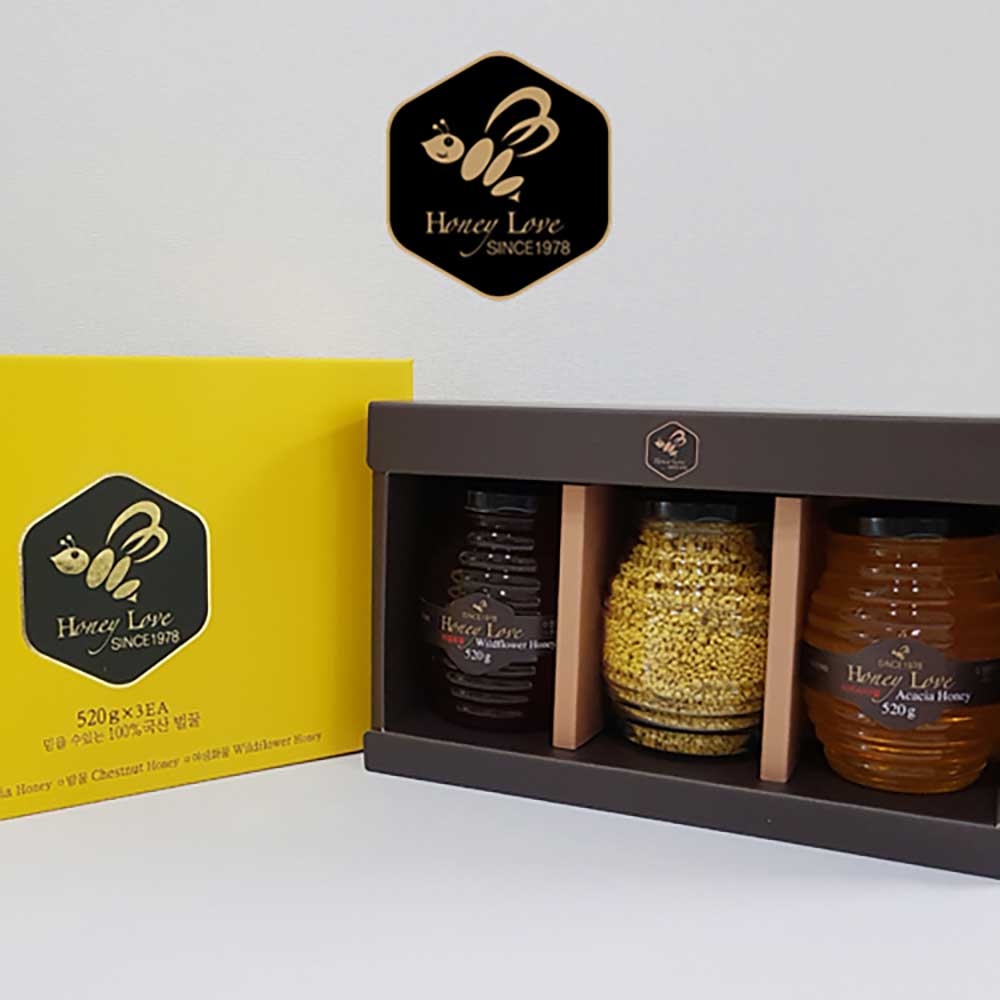 부자꿀벌농원 국산천연꿀 허니러브4호 (쇼핑백동봉)