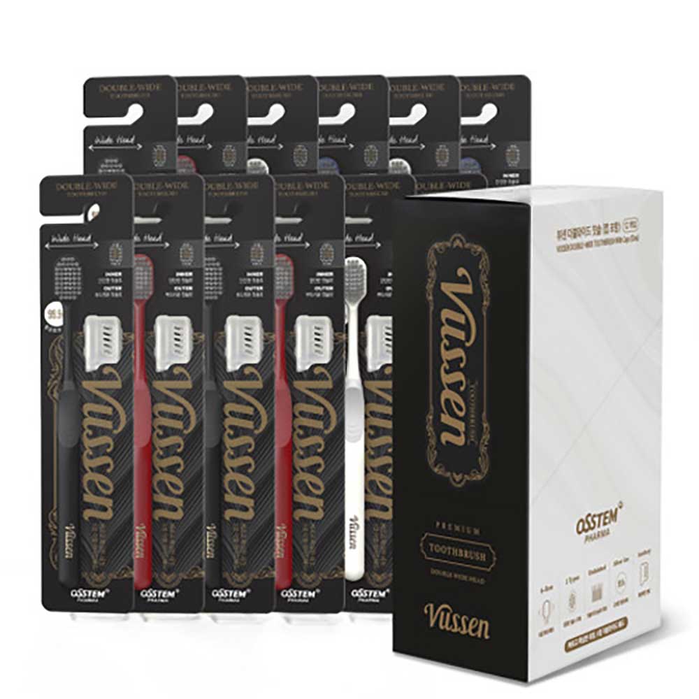 뷰센 더블와이드 칫솔 12p*9개