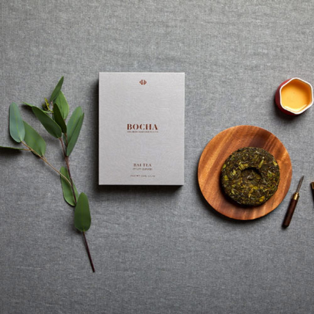 [보차] 야생황예차 노차수 공미 2019 (복정백차) 100g Book Package