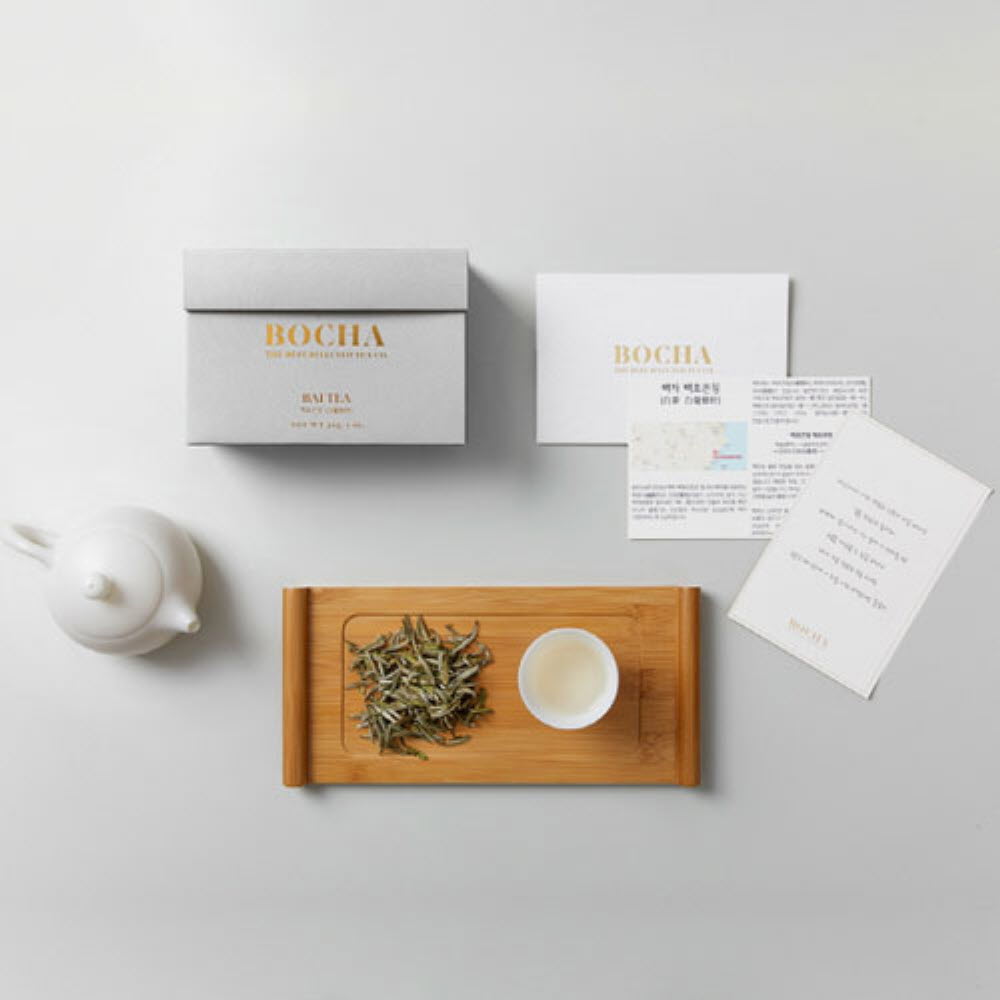 [보차] 최고급백차 백호은침 2019 (복정백차) 30g