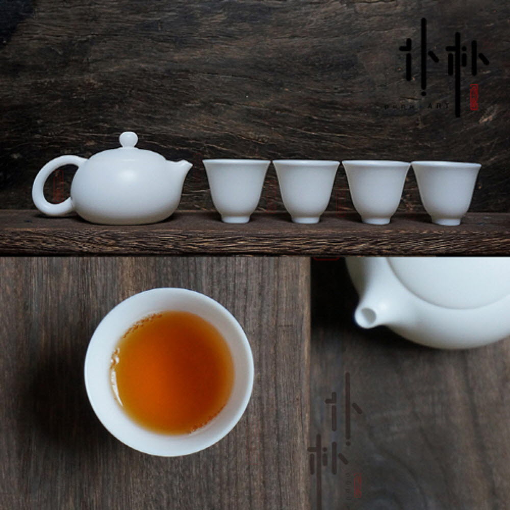 [PUPU] 경덕진 명품 백자 백양옥 다기세트