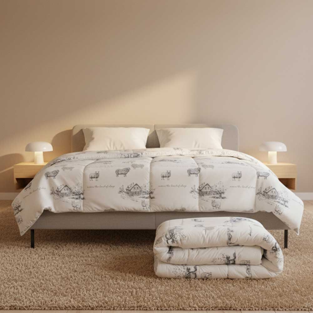 [Guy Laroche] 호텔식 코튼 울(양모) 이불 Q