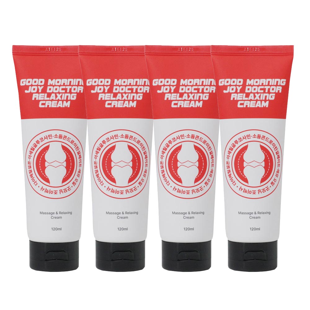 굿모닝 조이박사 릴렉싱 관절 크림 120mg X 4개