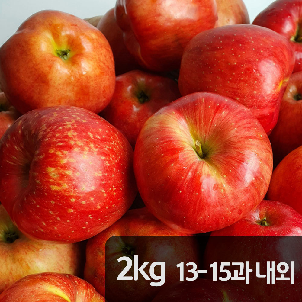 [산지직송] 아삭달콤한 경북 가정용 부사사과 2kg 13-15과 내외