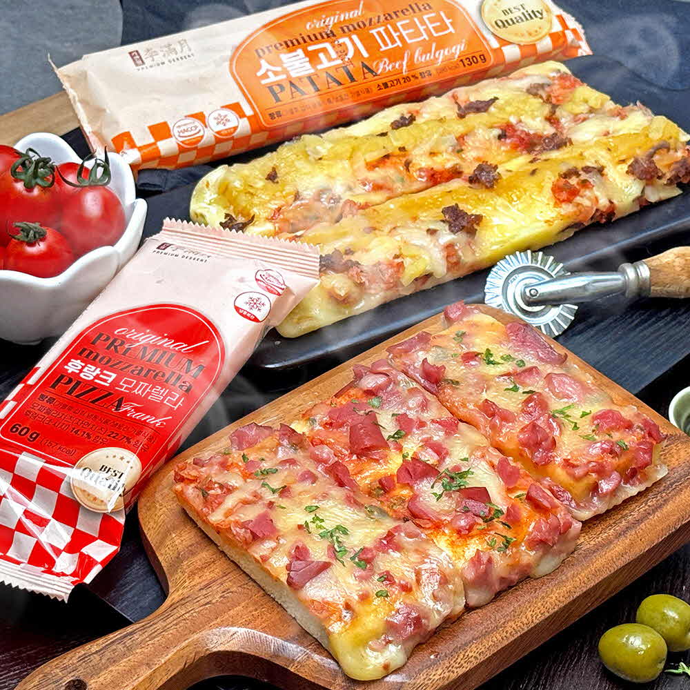 40년전통 리만월 수제 미니모짜렐라 렌지 피자3종