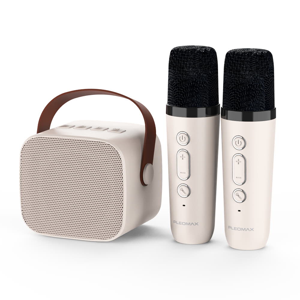 플레오맥스 듀얼 노래방 마이크 블루투스 스피커 PMBC-2100