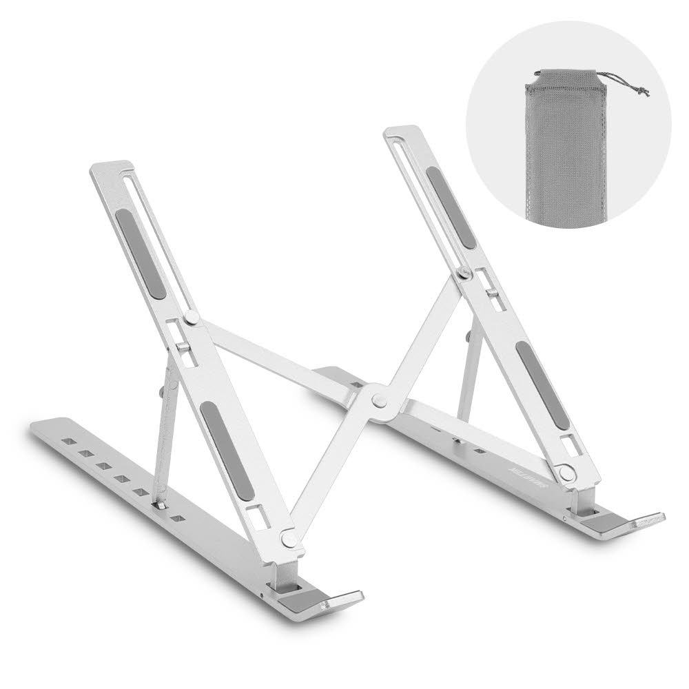 스마텍 7단 접이식 알루미늄 노트북 거치대 실버 ST-NT5