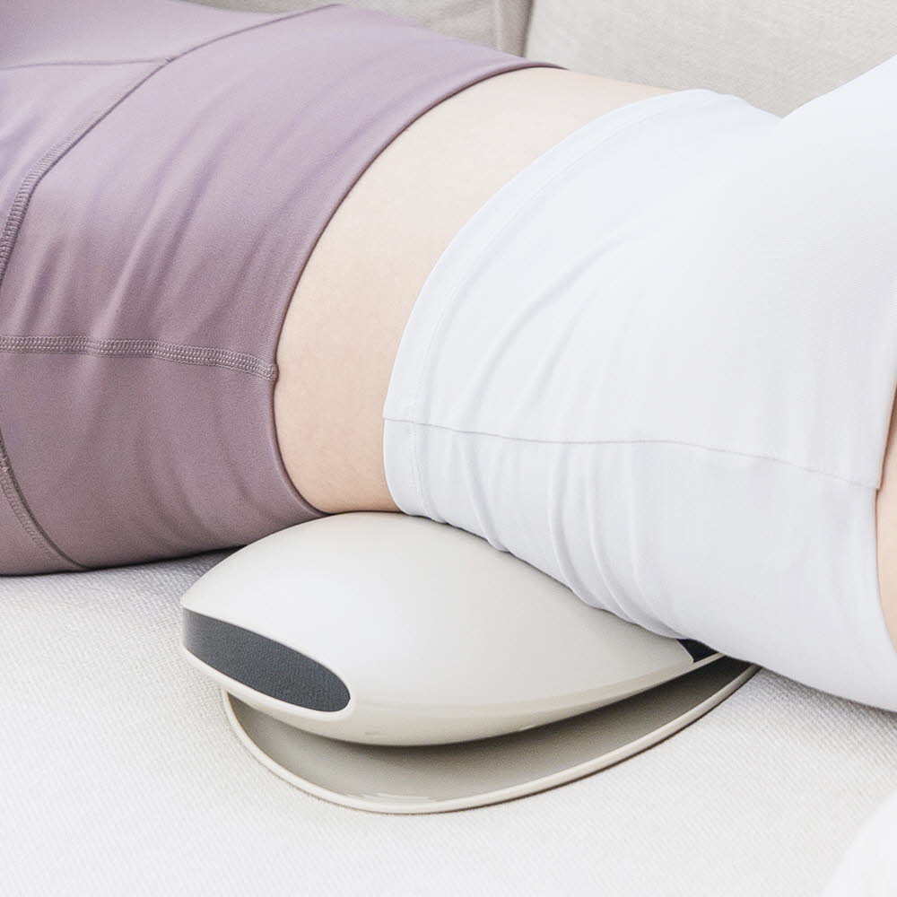 카프 EMS 에어백 온열 허리 마사지기 베이지 KF-WM09