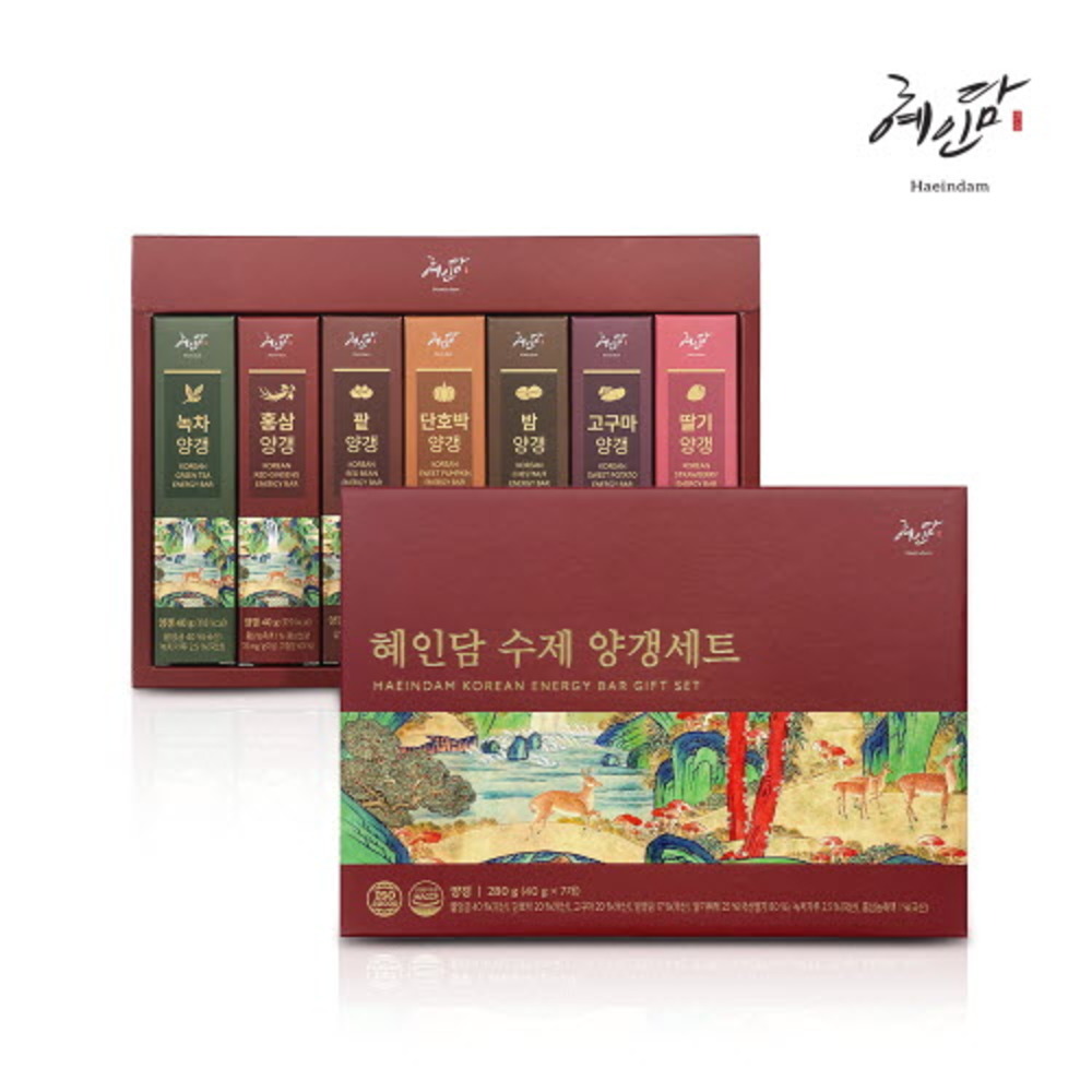 [혜인담] 수제양갱세트 (40g*7개)