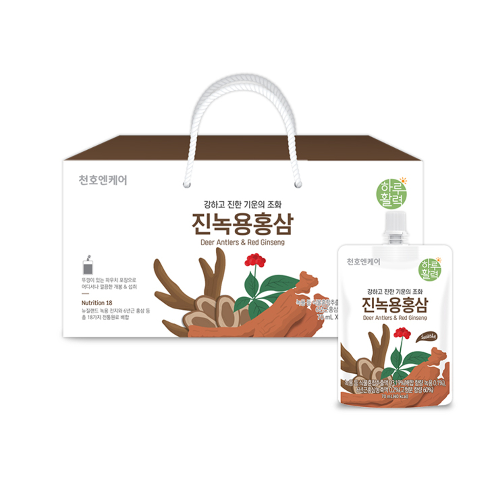[천호엔케어] 진녹용홍삼 (70ml*30개입)