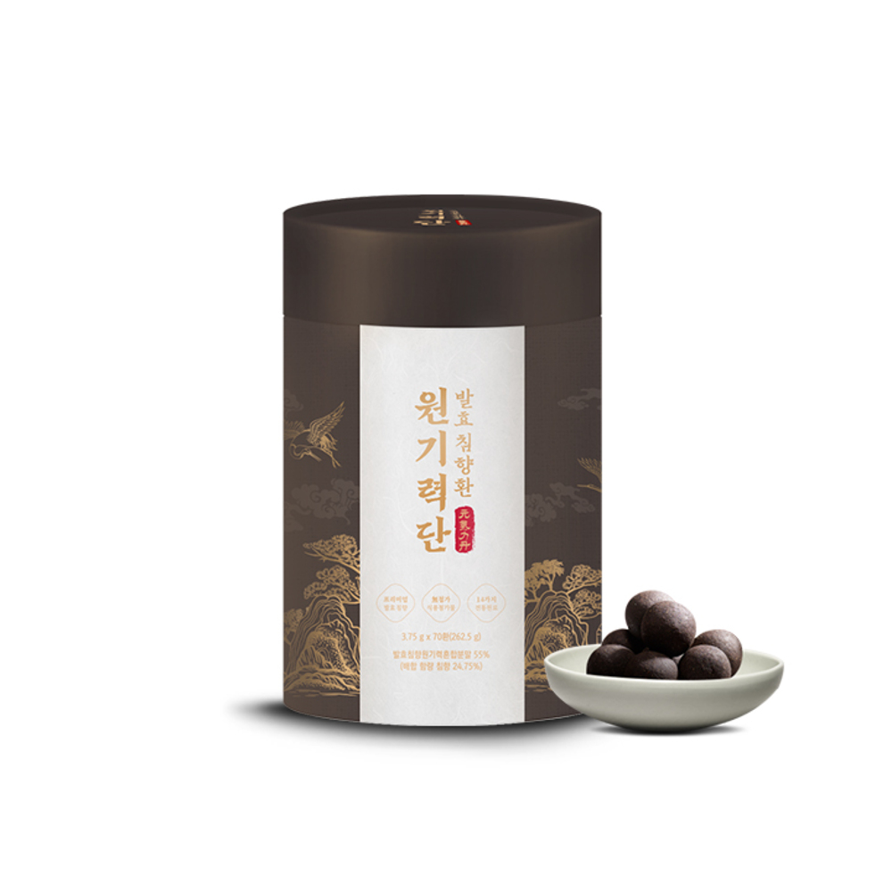 [천호엔케어] 발효침향환 원기력단 대용량 실속형 (3.75g*70환)