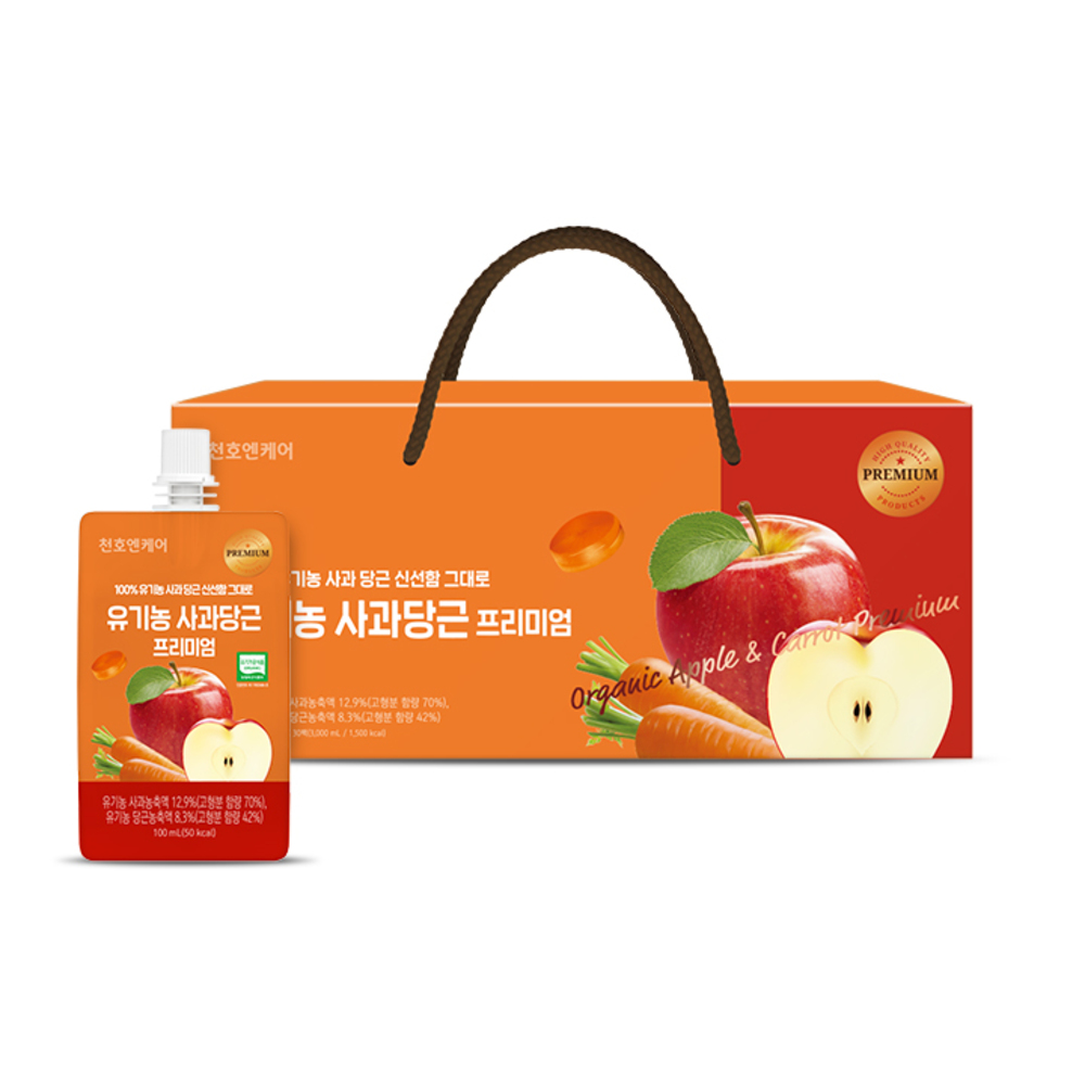 [천호엔케어] 유기농 사과당근 프리미엄 (100ml*30팩)