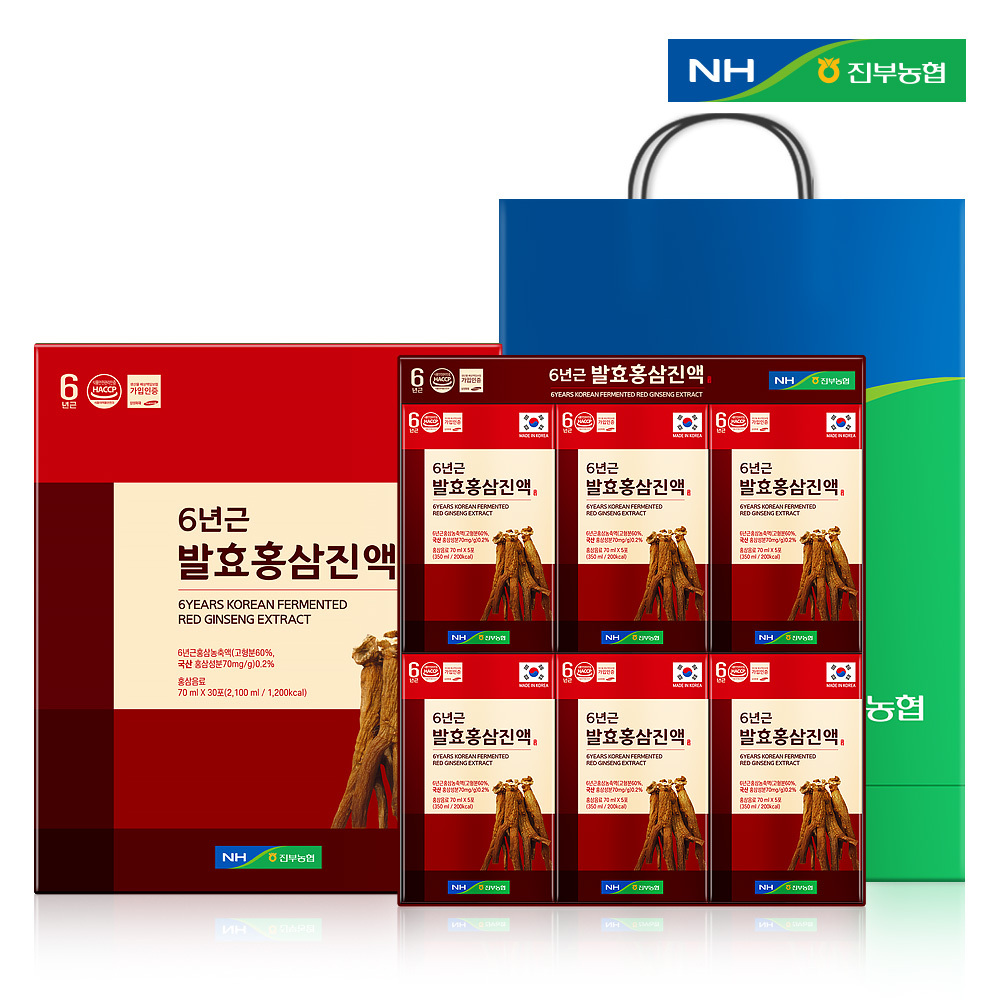 [진부농협] 6년근 발효홍삼진액 (70ml*30포)