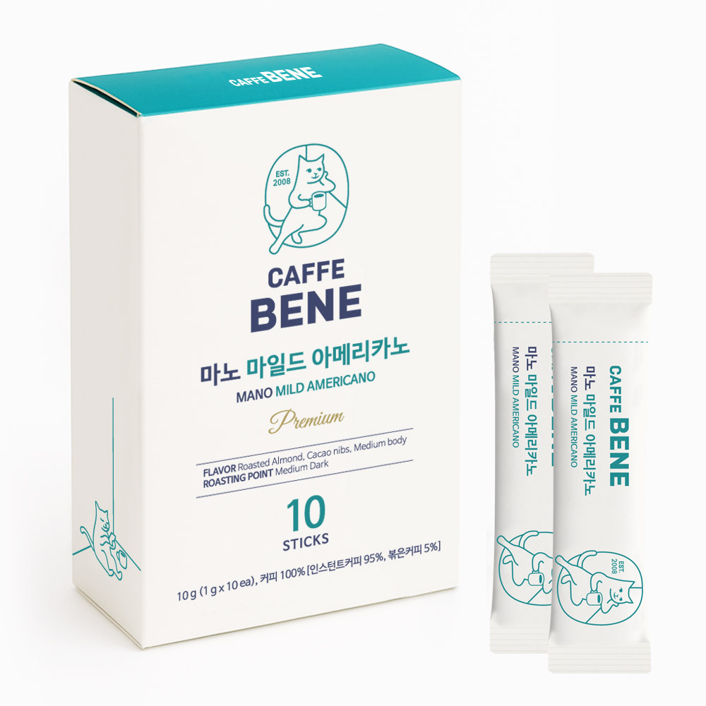 [카페베네] 마노 마일드 아메리카노 10T