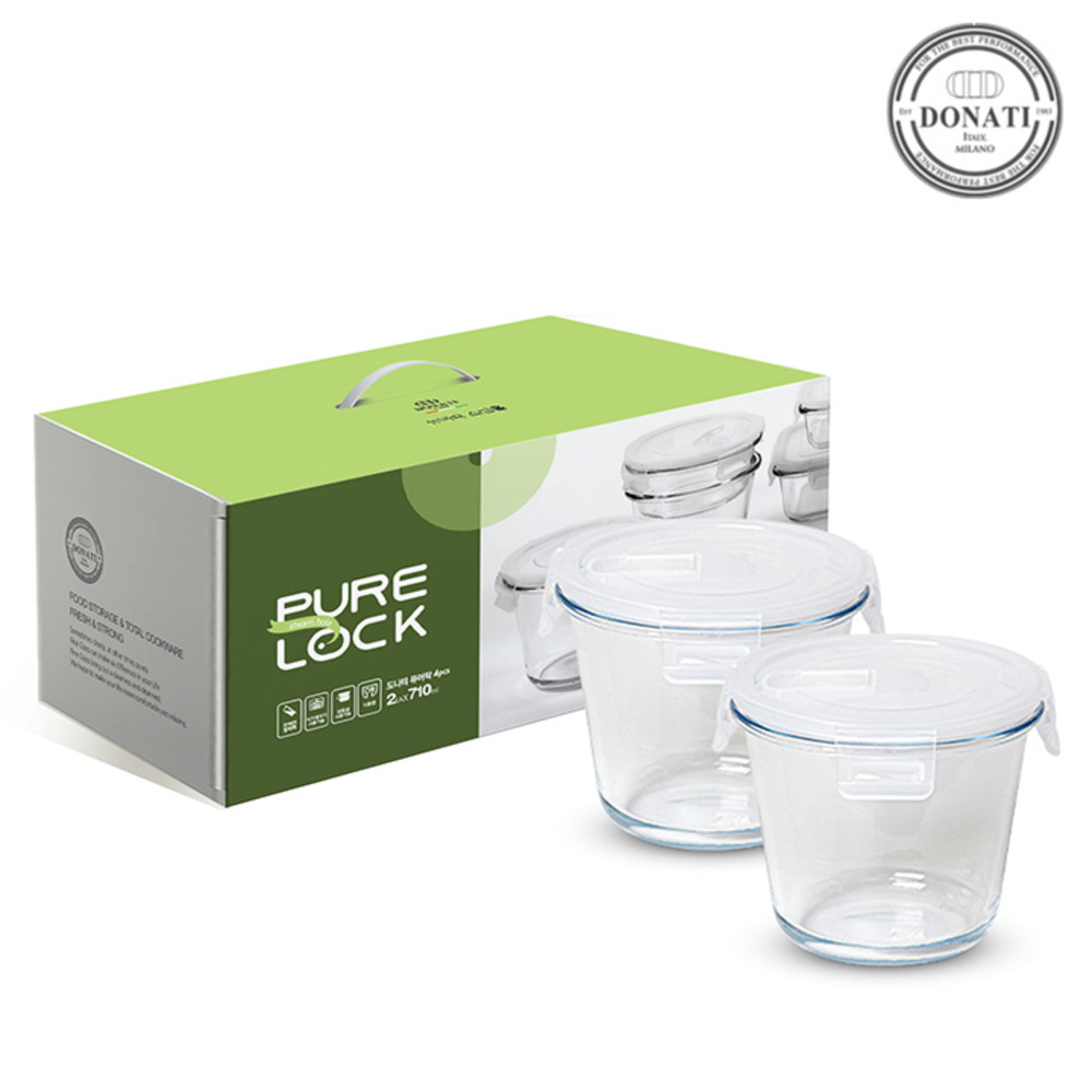 [도나티] 퓨어락 깊은원형 2조 (710ml*2)
