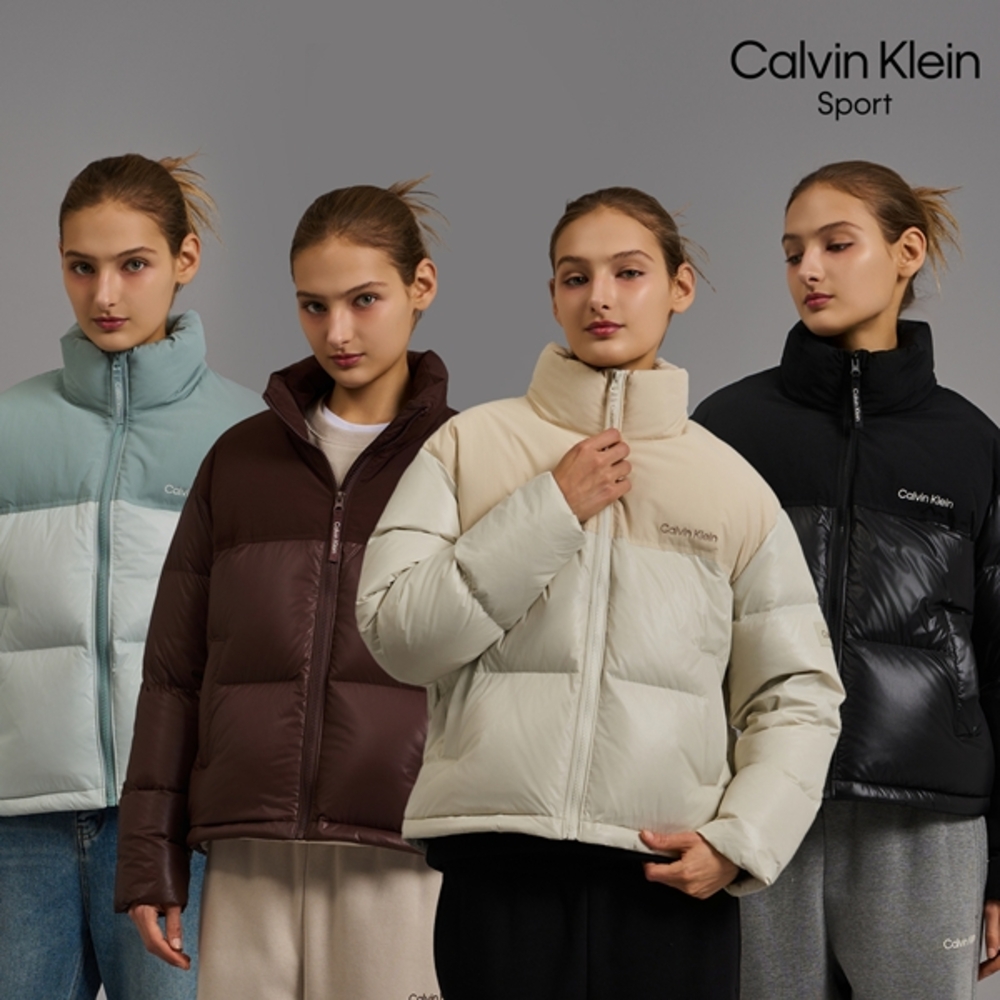 캘빈클라인 여성 미들 다운 자켓
