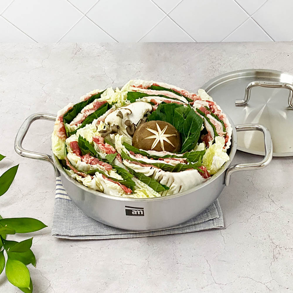 am 마스터 통3중 24낮은형(전골) 24㎝