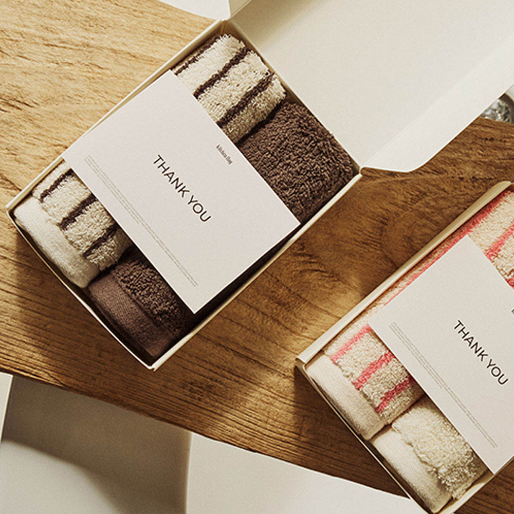 키친플래그 미니타월 2종 선물세트 (2종 택1)