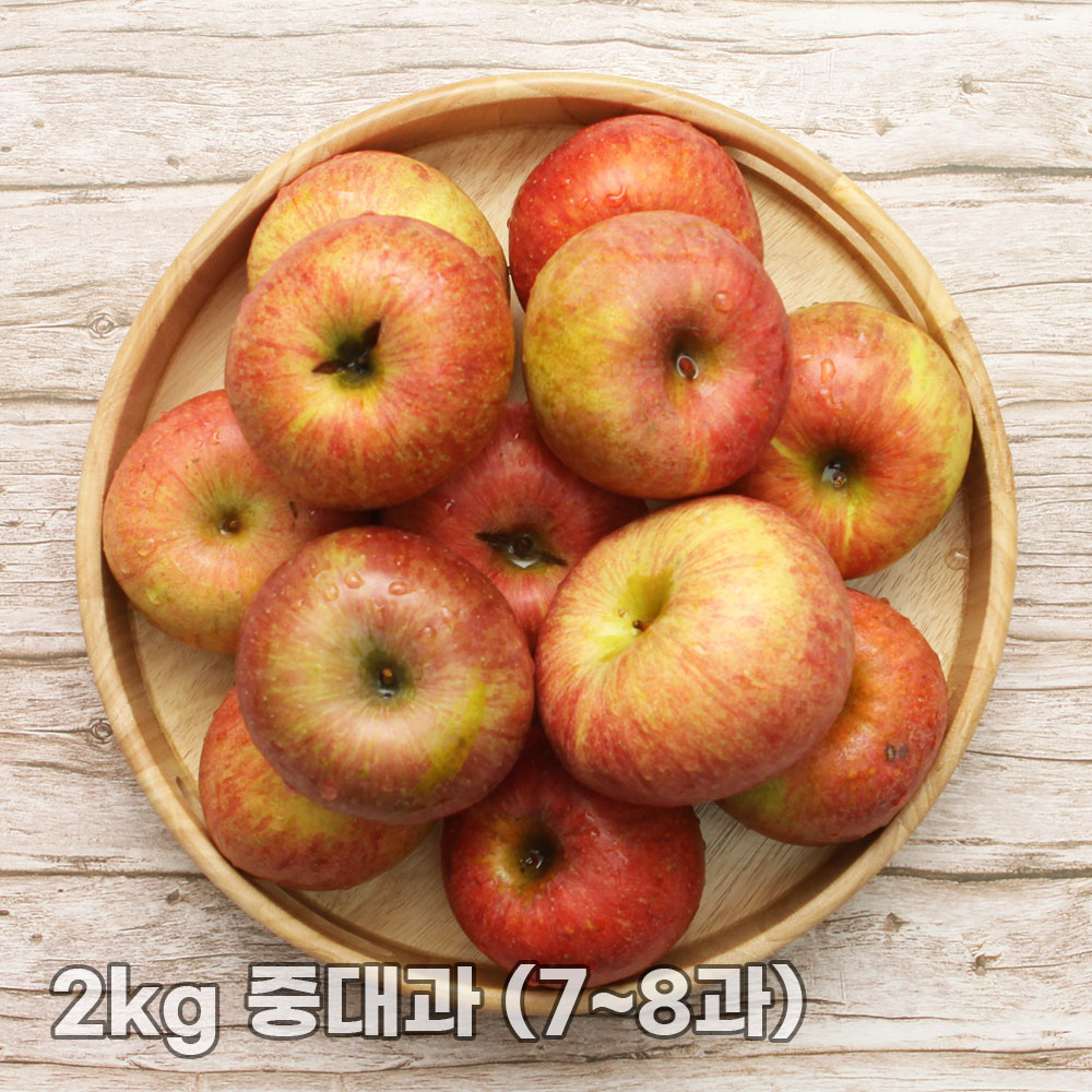 달옥농산 부사(가정용) 사과 2kg 중대과 (7~8과)