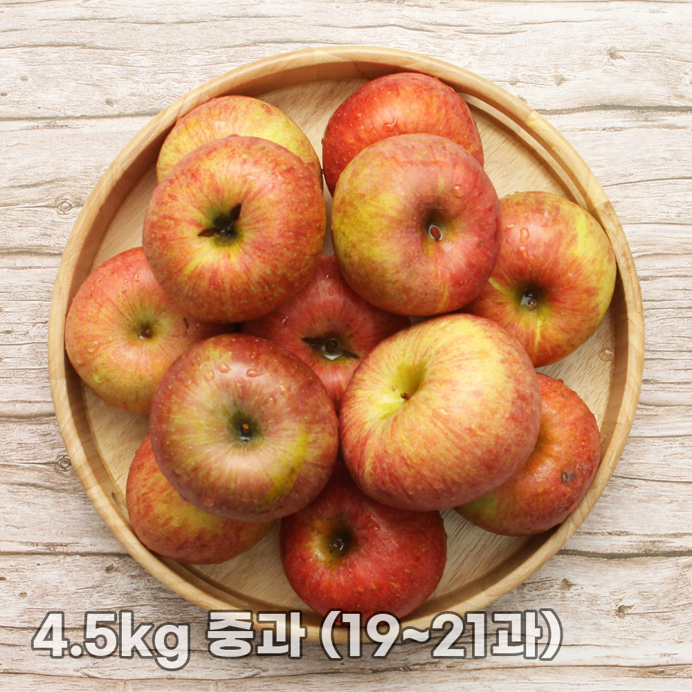 달옥농산 부사(가정용) 사과 4.5kg 중과 (19~21과)