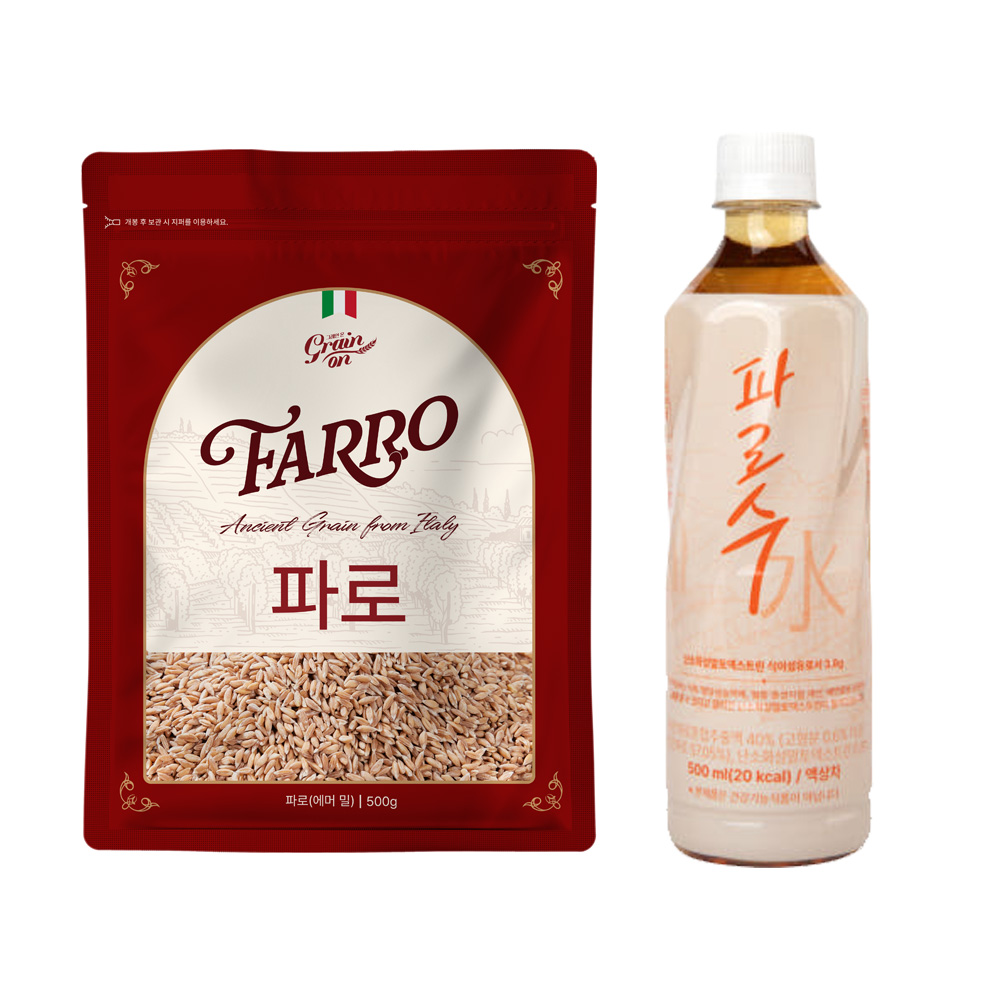 그레인온 파로 엠머밀 4kg (1kg 추가 증정/파로수 500ml 2병 증정)
