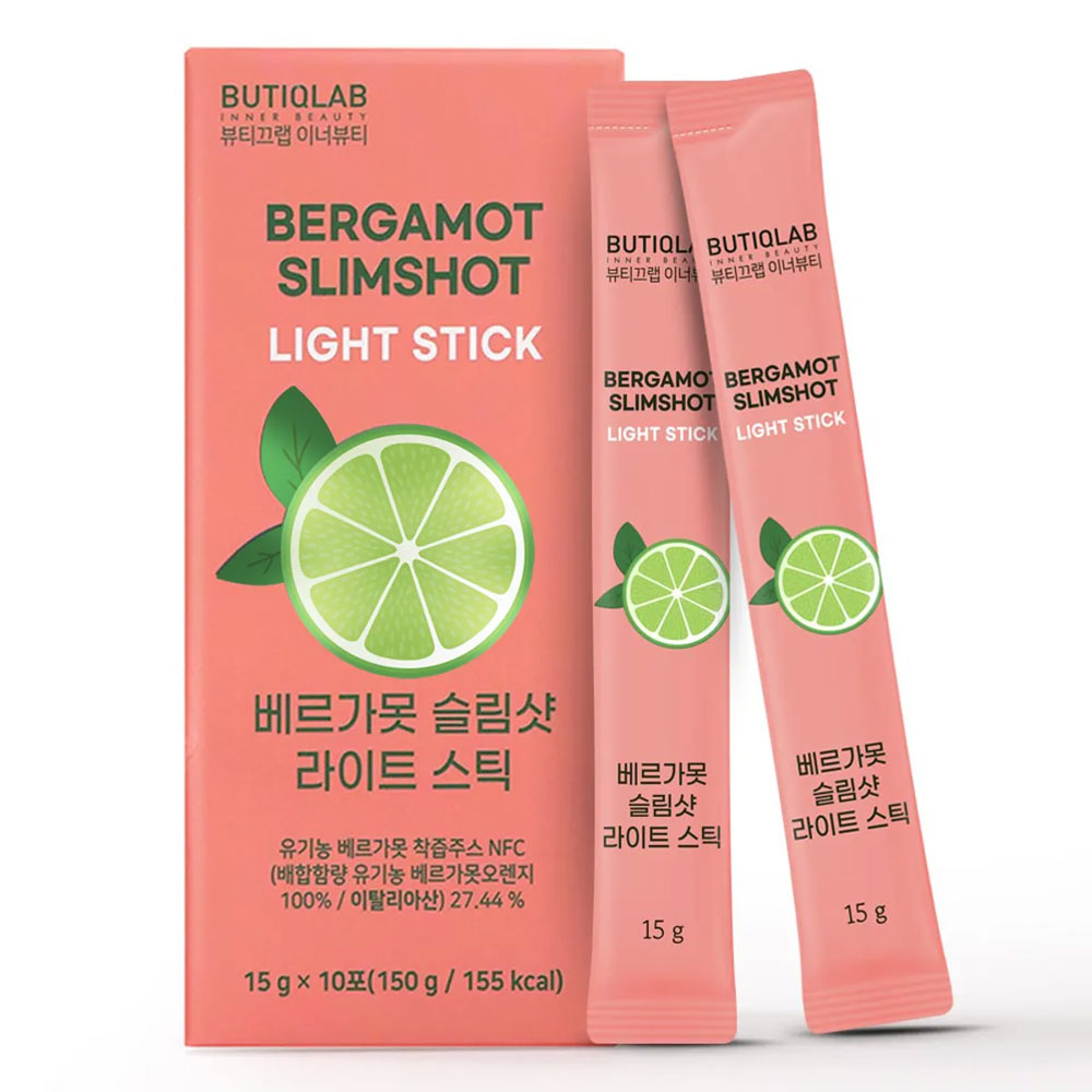 뷰티끄랩 베르가못 슬림샷 라이트 스틱(15gx10포)x3 1개월분