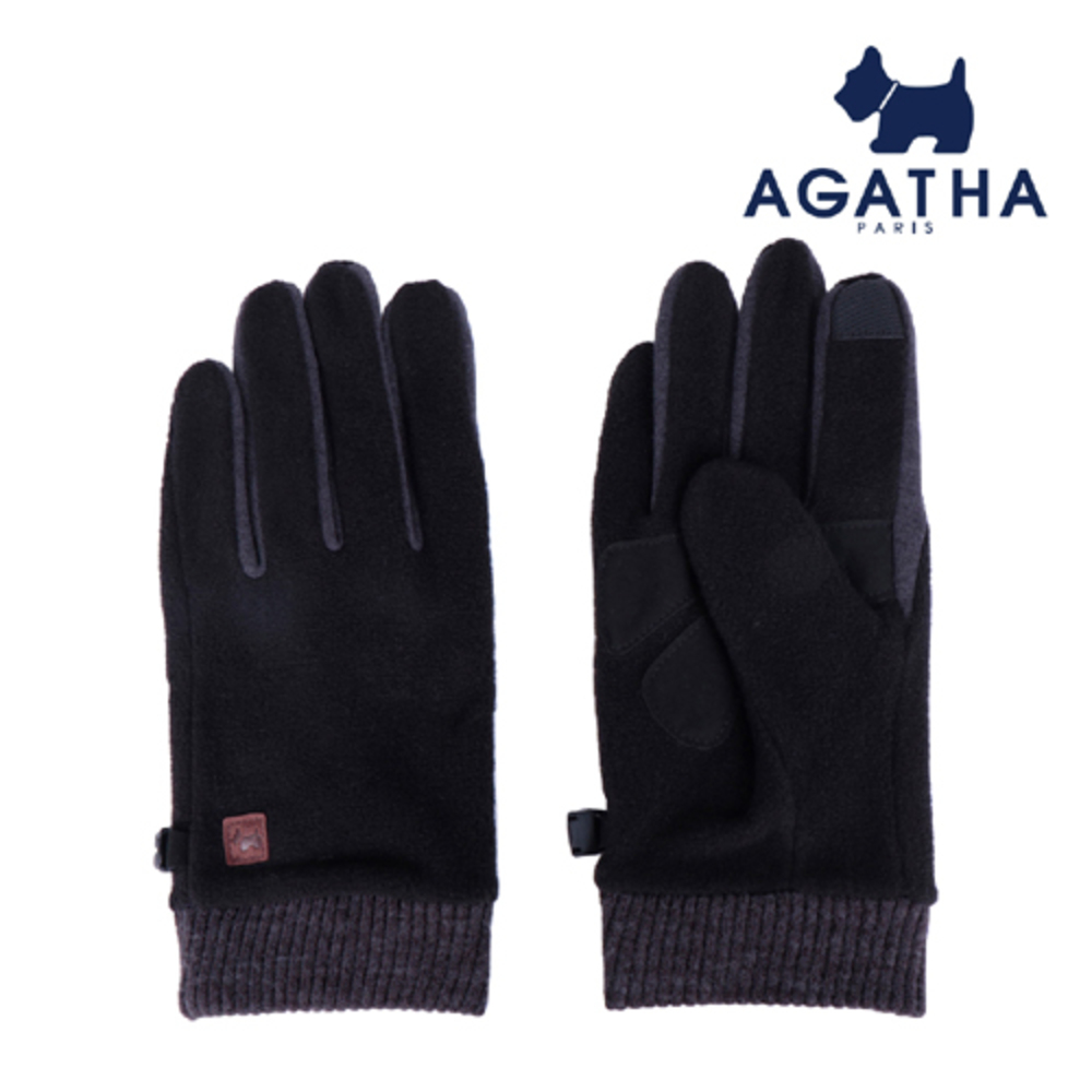 [장갑]AG 남성데일리시보리장갑 (블랙)